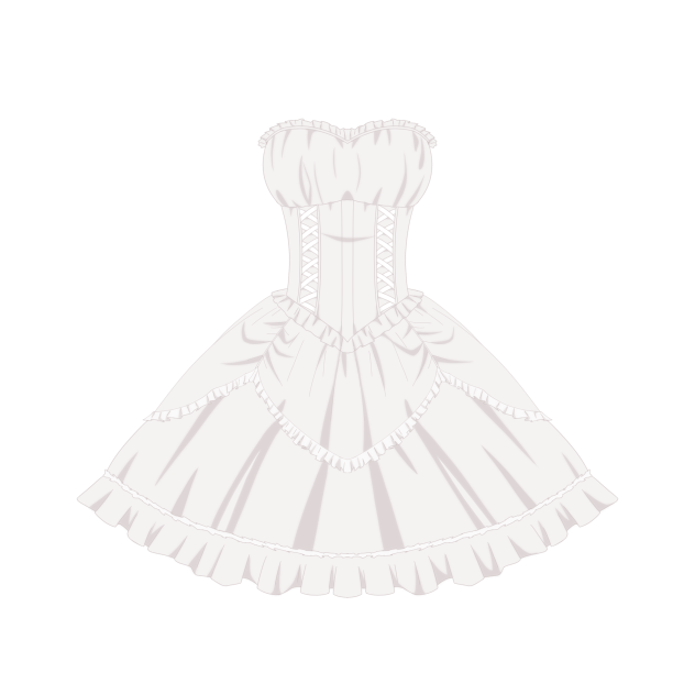 pastel goth dress ibisPaint