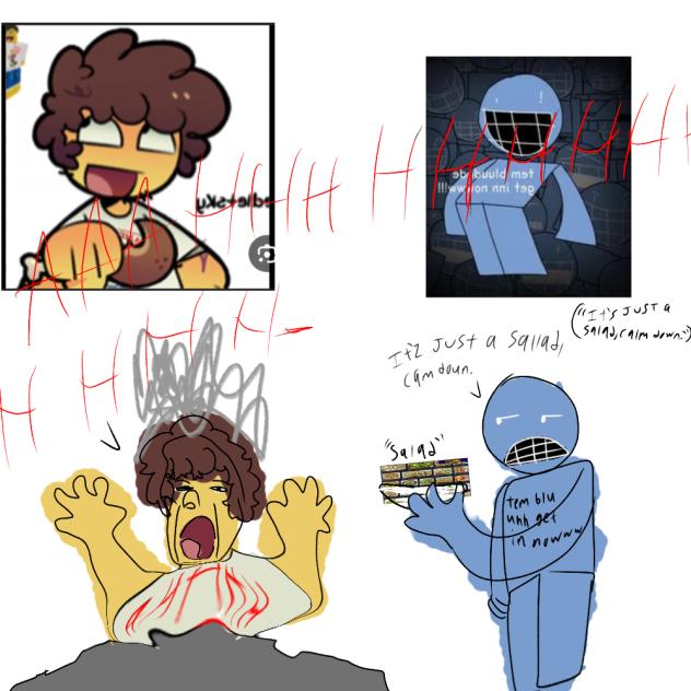 Shedletsky has to eat a salad