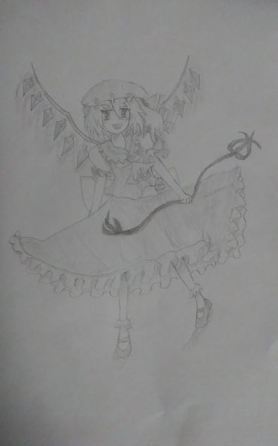 フランドール・スカーレット　手書き