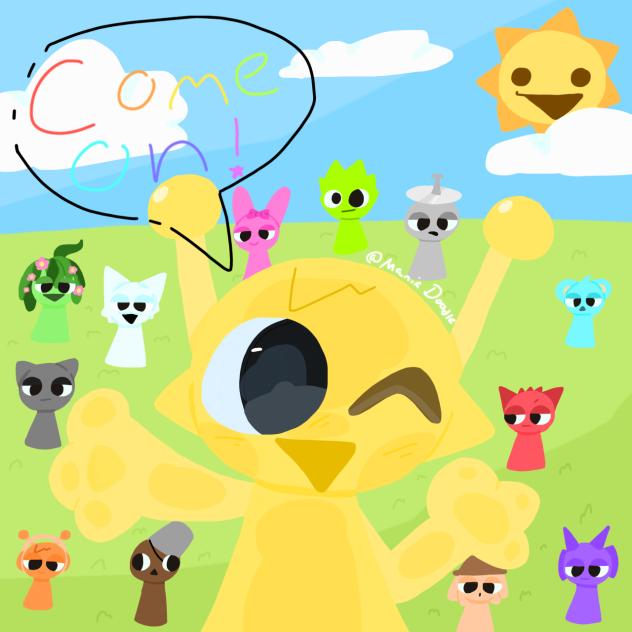 “Come on!” 🌈🌼🎵