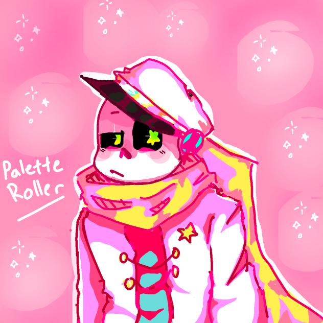pallete roller sans