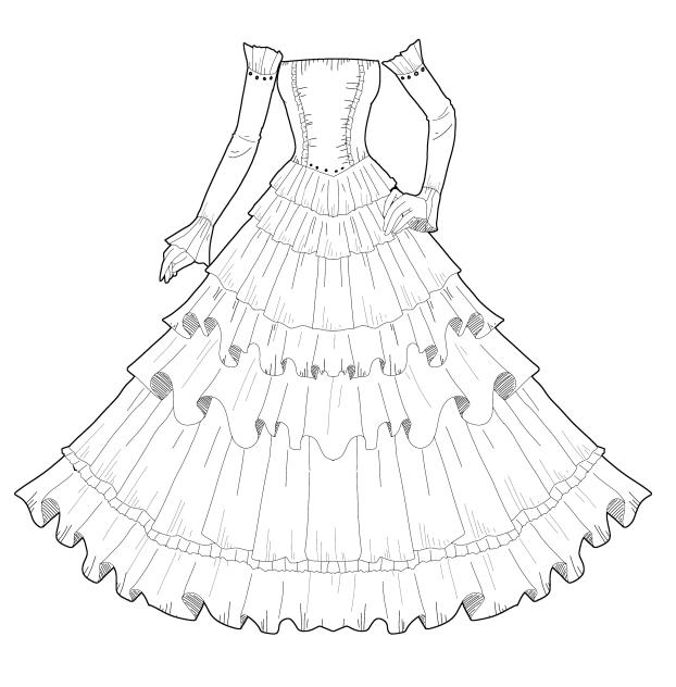 Clothing outline