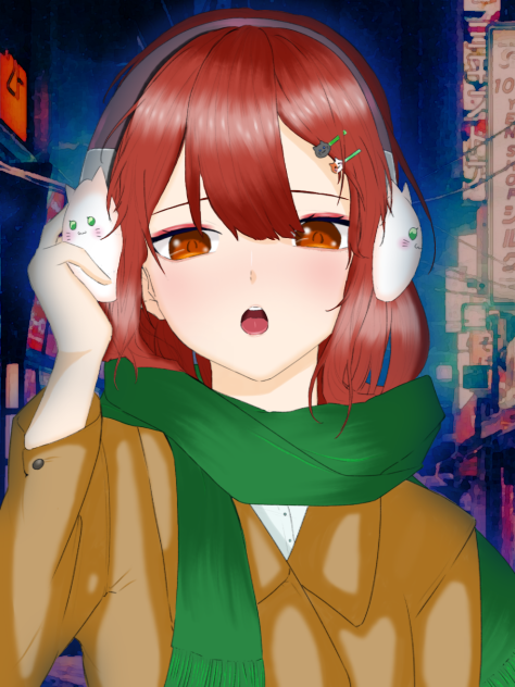 猫好きな女の子 🐱