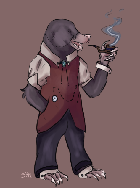 Sophisticated Mole