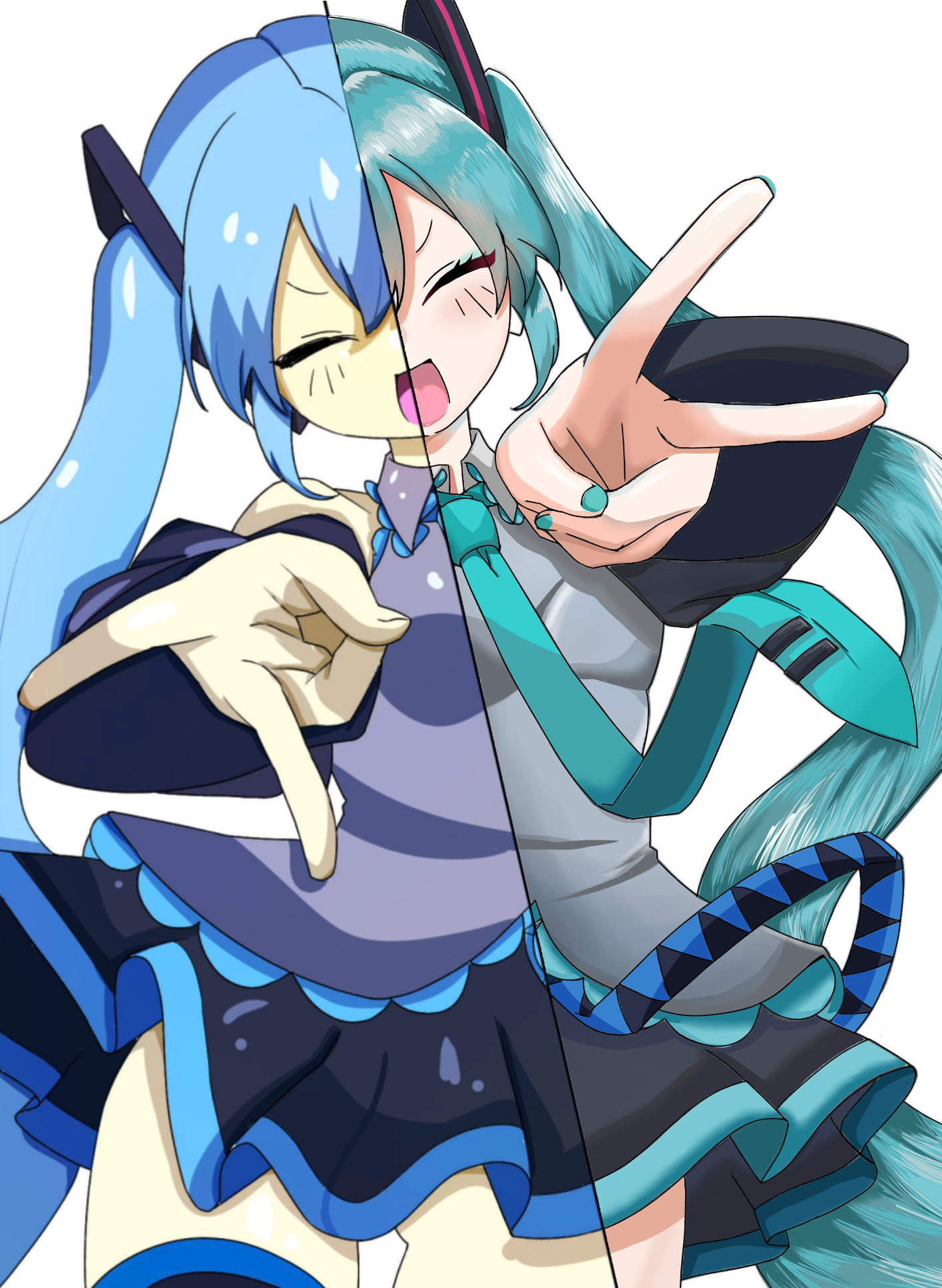 合作ありがとうございました！みくちゃんです！ - ibisPaint