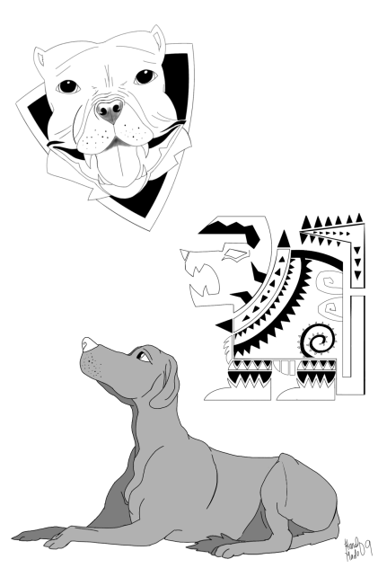 Different style of doggo