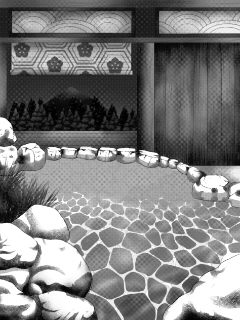 openhouse bath with screentone