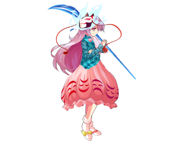 [東方立ち絵改変]こころ横立ち絵