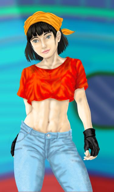 Ibis paint X- Pan dbgt fanart