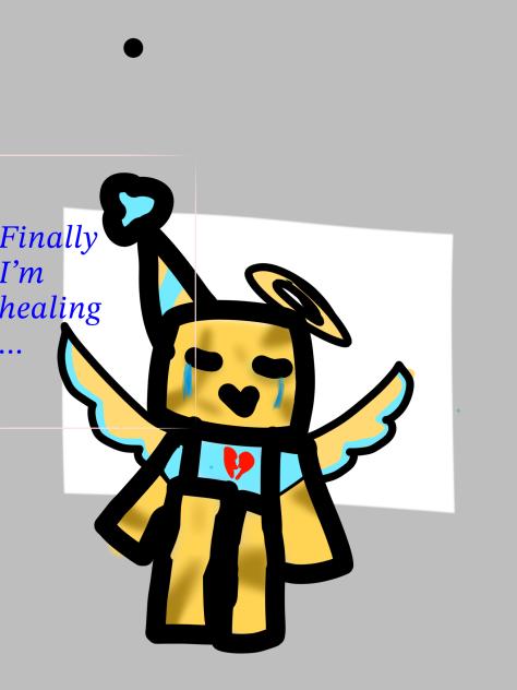 I’m finally healing