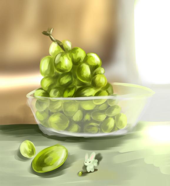 Green grapes
