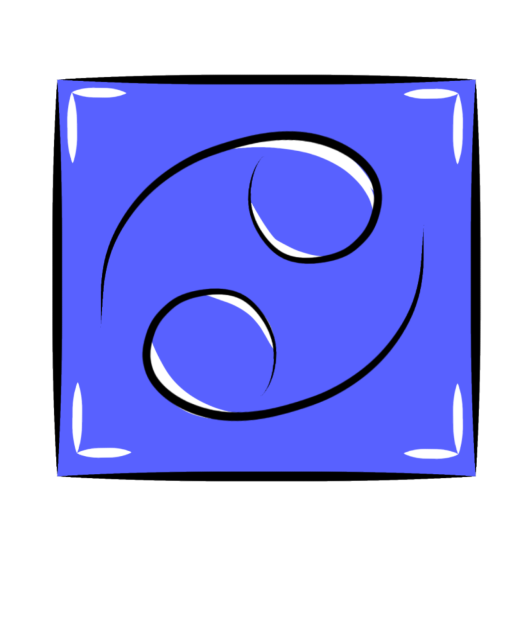 Cancer stamp (zodiac sign)