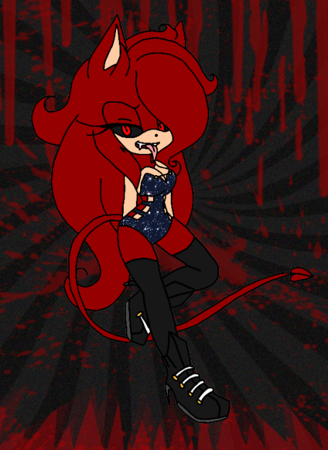 Satan Amy The Sweet HedgeHog (Redo)