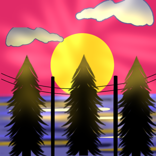 I tried to draw with a stylus !