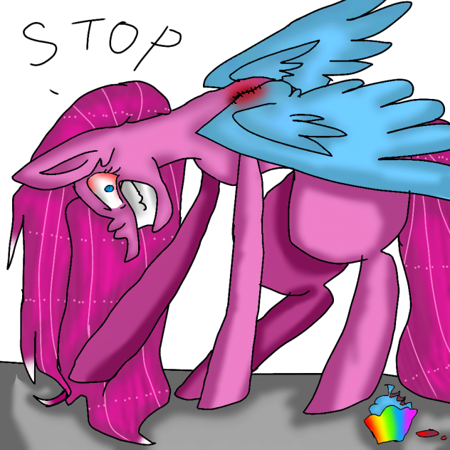 STOP !!! Pinkamena ( speedpaint )