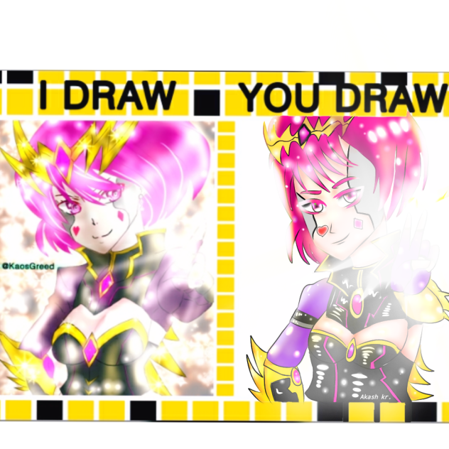I draw you draw colloboration with kaos.