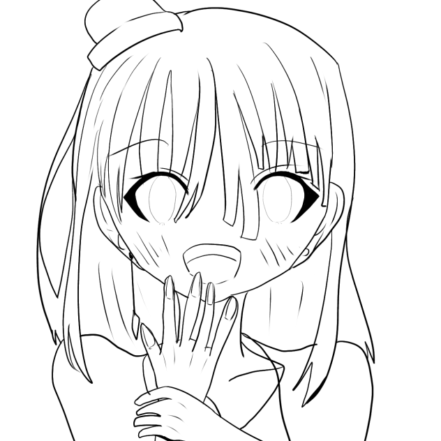 アメ美味っ　線画