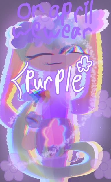 On April we wear Purple