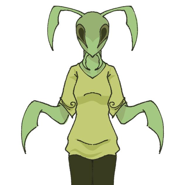 Pray Mantis Girl 🪲