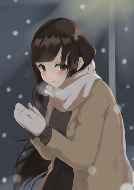 「寒いね...」