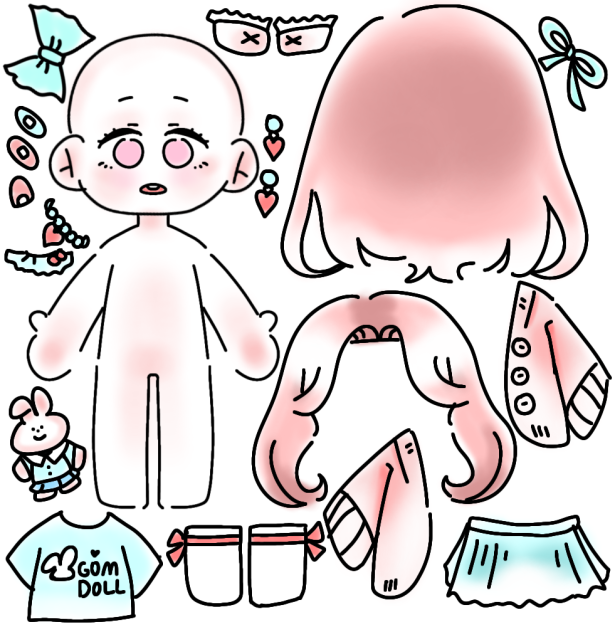 Baby Doll 종이인형5 - ibisPaint