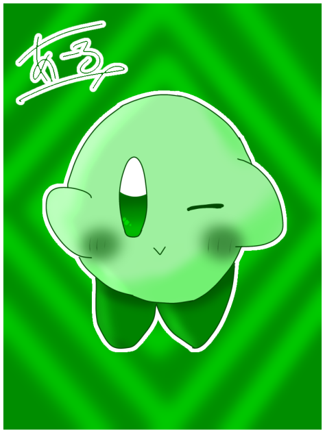 黄緑カービィ