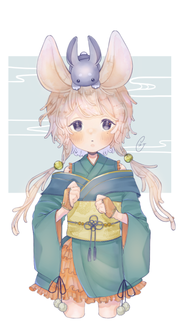和服うさぎさん