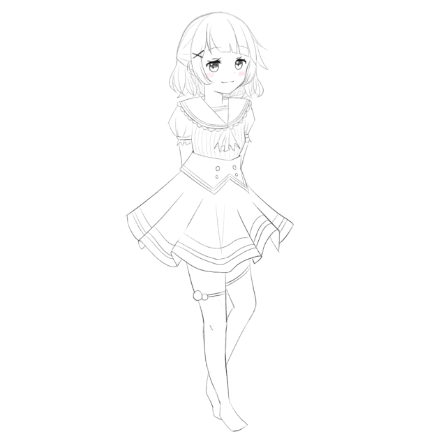 依頼絵（線画）