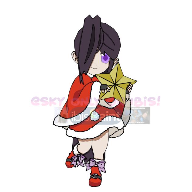 Sora official Christmas chiby art