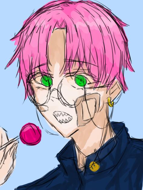 とある少年（厚塗り）