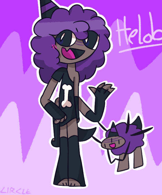 Human helob!! 🕸️🕷️💜