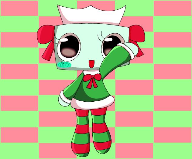 Winter mint Tisha (A Christmas skin)