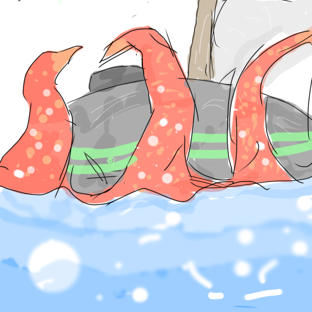 Ship and octopus