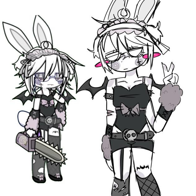 Made persona in gl2 and drew it lol