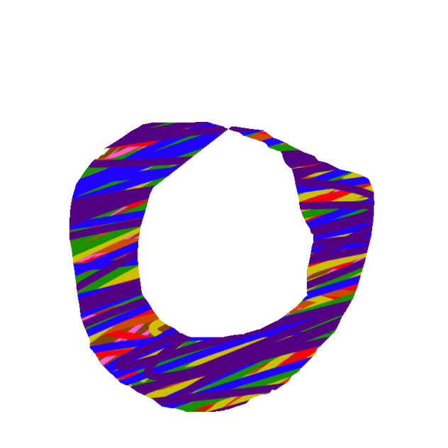rainbow donut
