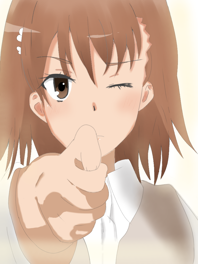 御坂美琴 正面 Ibispaint