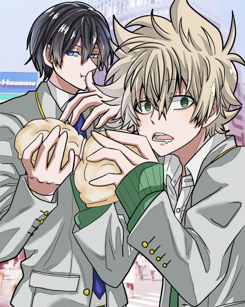 東京エイリアンズ。大きなシュークリーム買い食い。