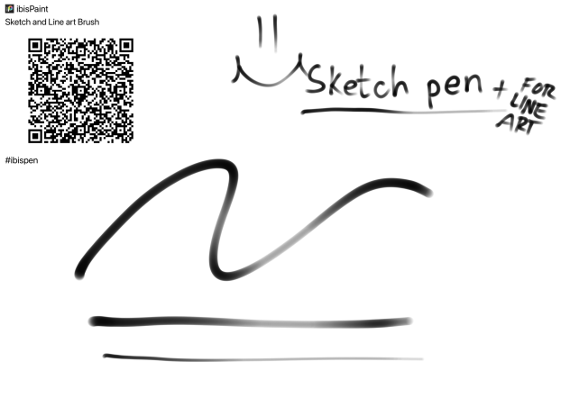 Sketch brush + Lineart brush