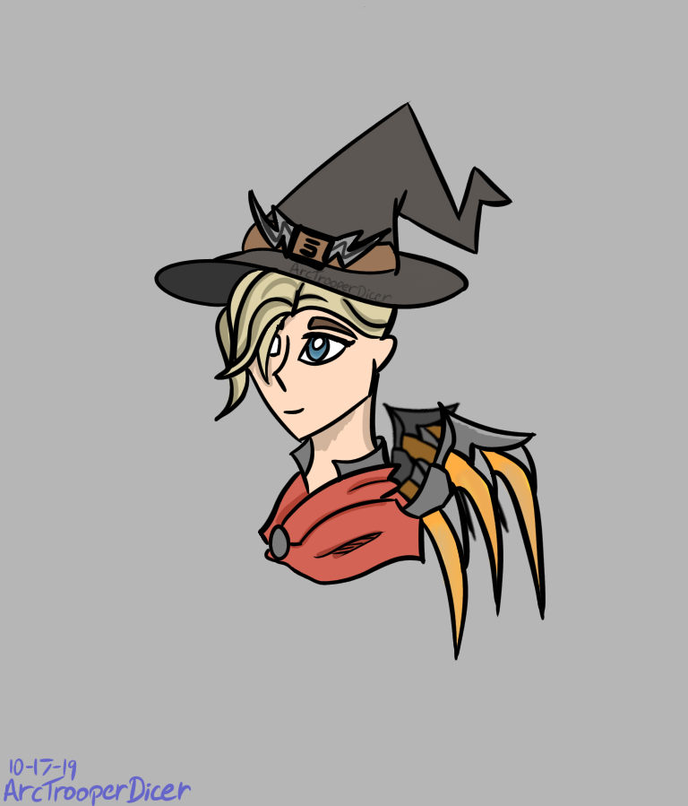 Witch Mercy - Speedpaint - ibisPaint
