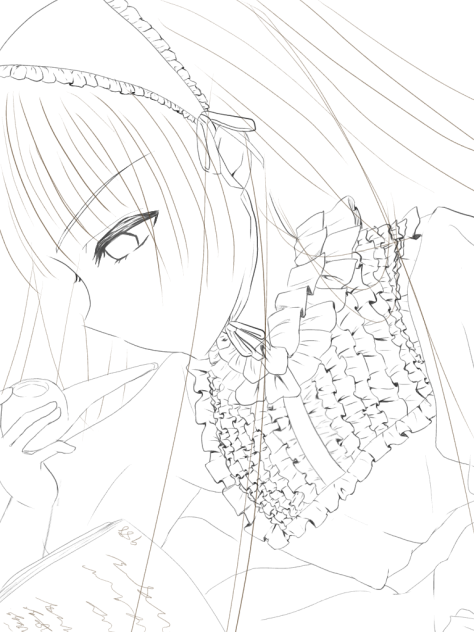 ヴィクトリカ　線画