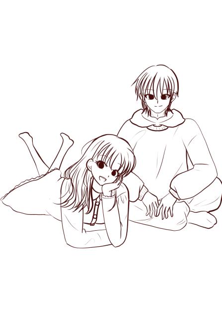 メリクリ！　塗り絵