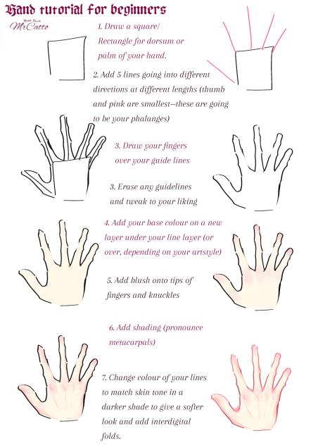 Hand tutorial—Beginners