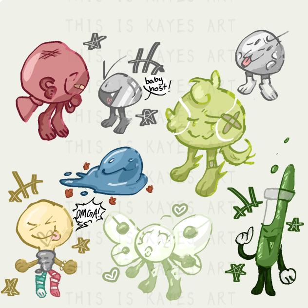 bfdi and ii 💗