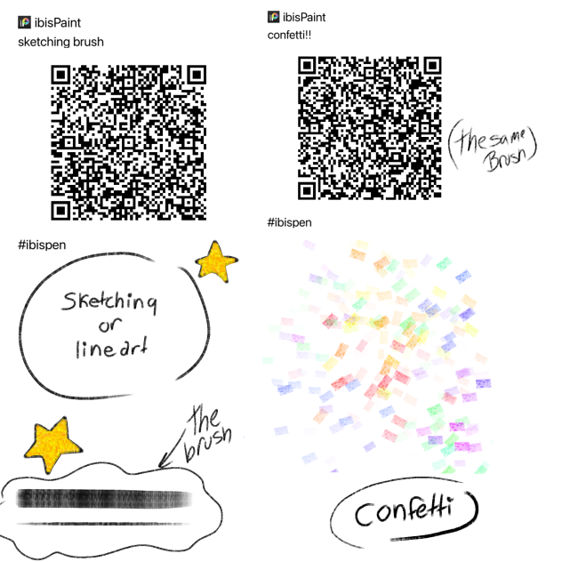 Sketching brush or lineart