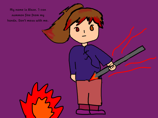 Blaze - Fire Summoner ( Episode 2 ) - ibisPaint