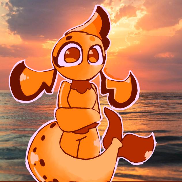 someone fishy oc redraw ✨