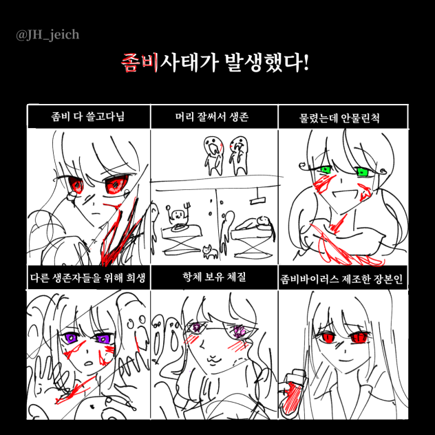좀비 사태가 발생했다! 이메레스 사용