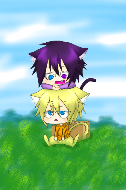 オリキャラ双子(猫化)