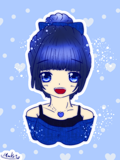 女の子描いてみた