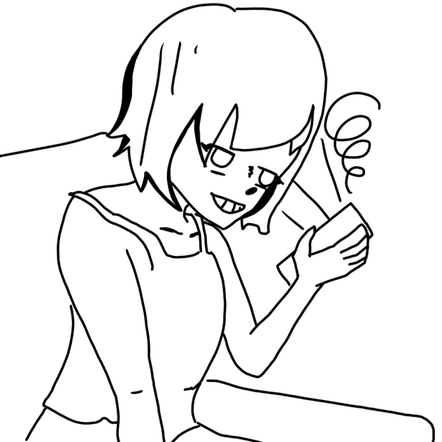 A girl on a phone